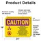 Signmission Radiation & Laser Sign, 18 in H x 24 in W, Vinyl Decal, Rectangle OS-2PACK-CR-D-1824-L-10157 - alternate 5